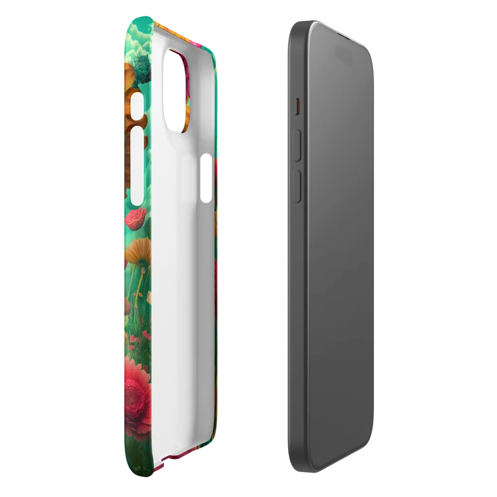 Vibrant Floral Portrait | Phone Case