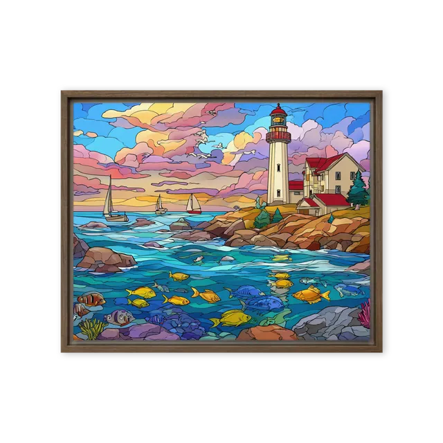 Stained Glass Beacon | Art Print