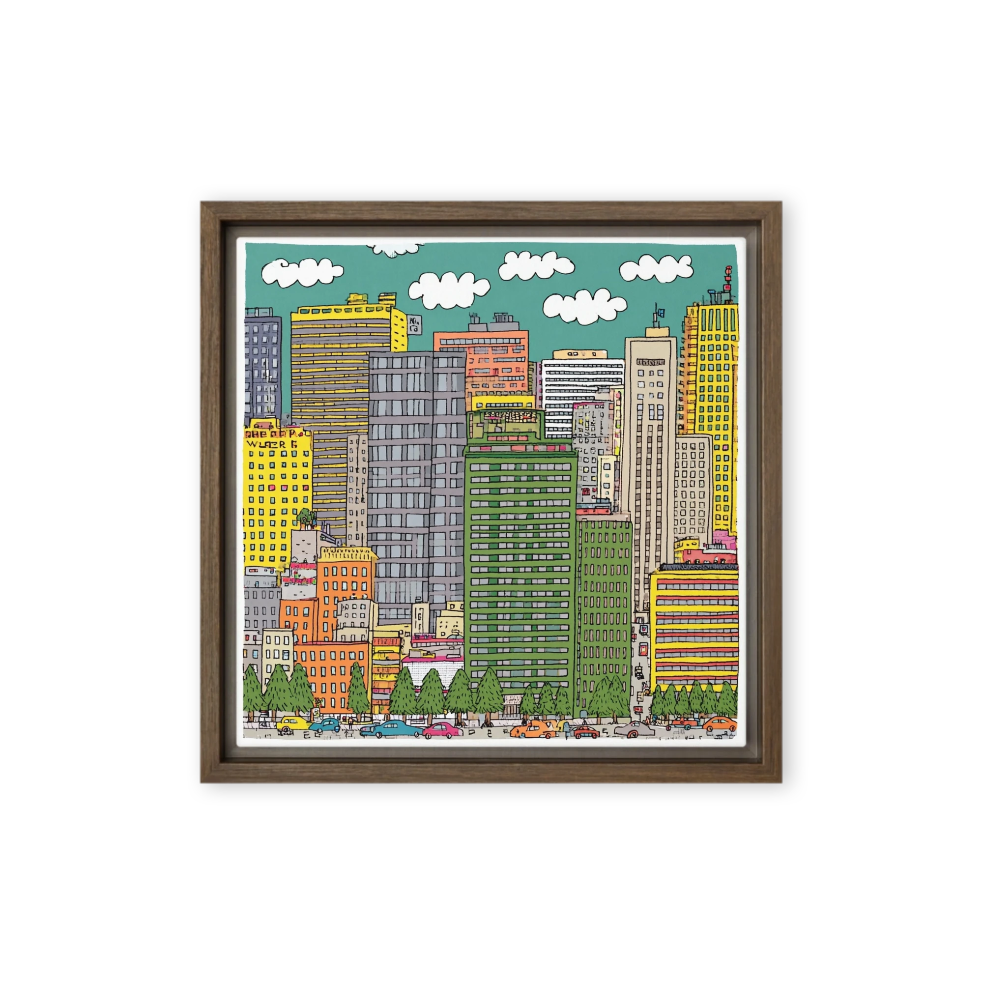 Colorful Tower Blocks