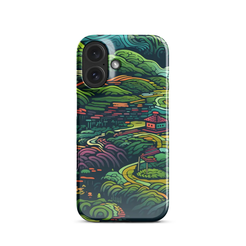 Serene Terraced Landscape 
 iPhone 14 Plus | MagSafe® Tough Case