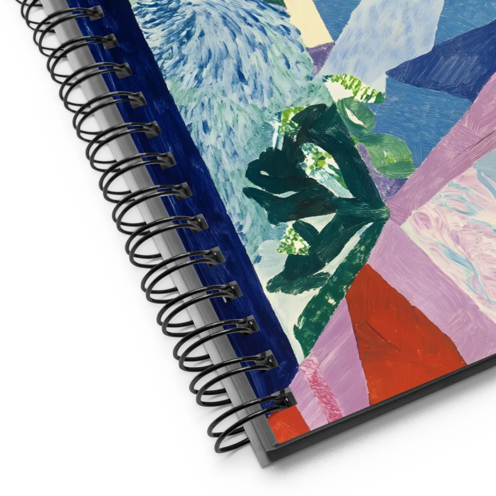 Fragmented Color Study 
 Spiral Notebook | 140 pages
