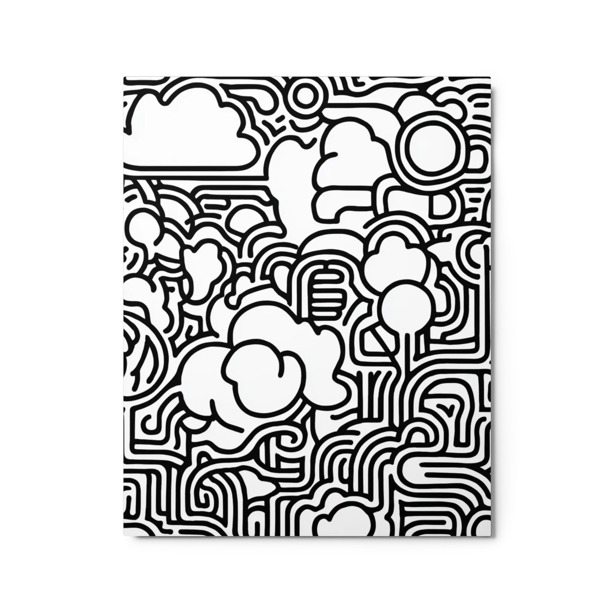 Abstract Maze Doodle