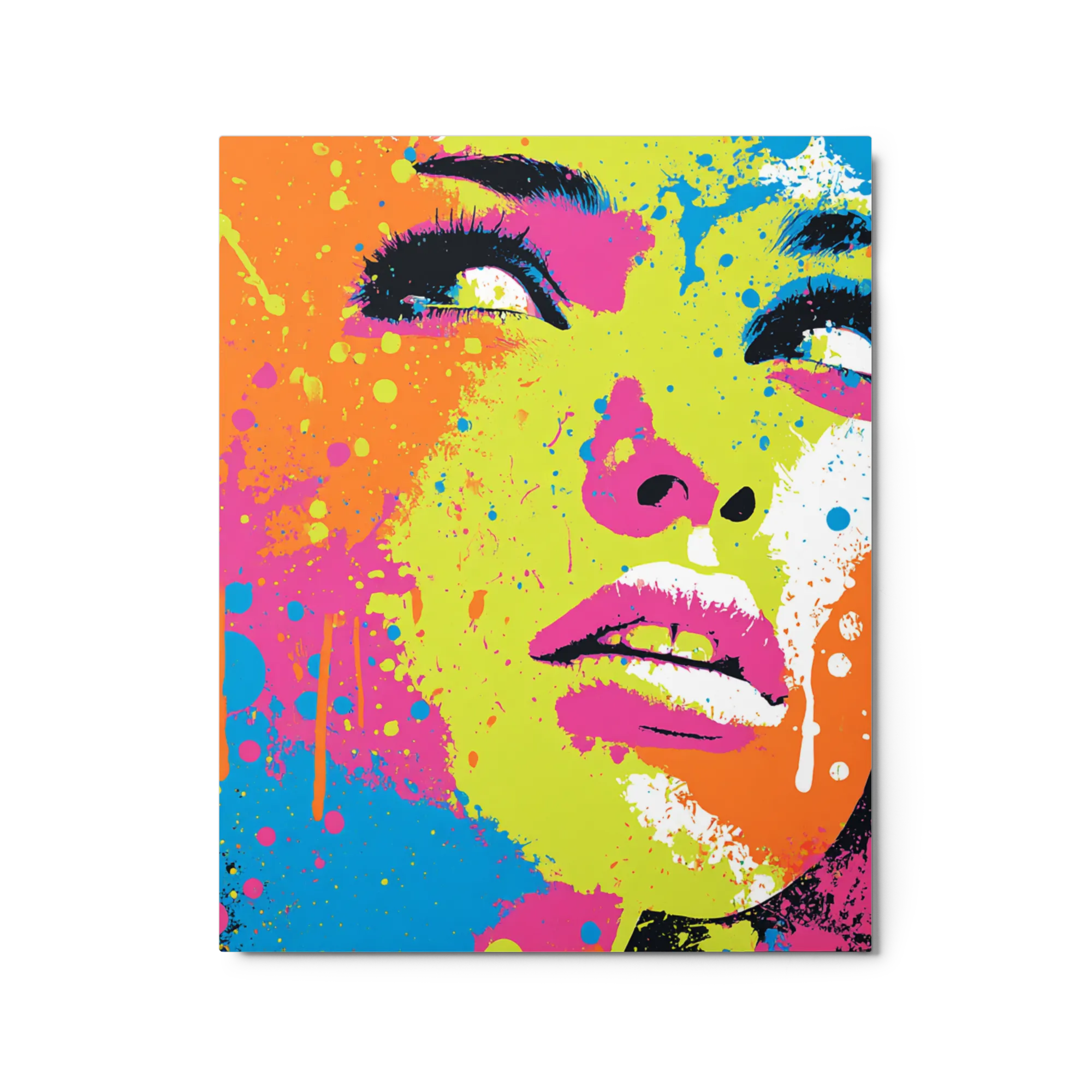 Neon Splatter Gaze