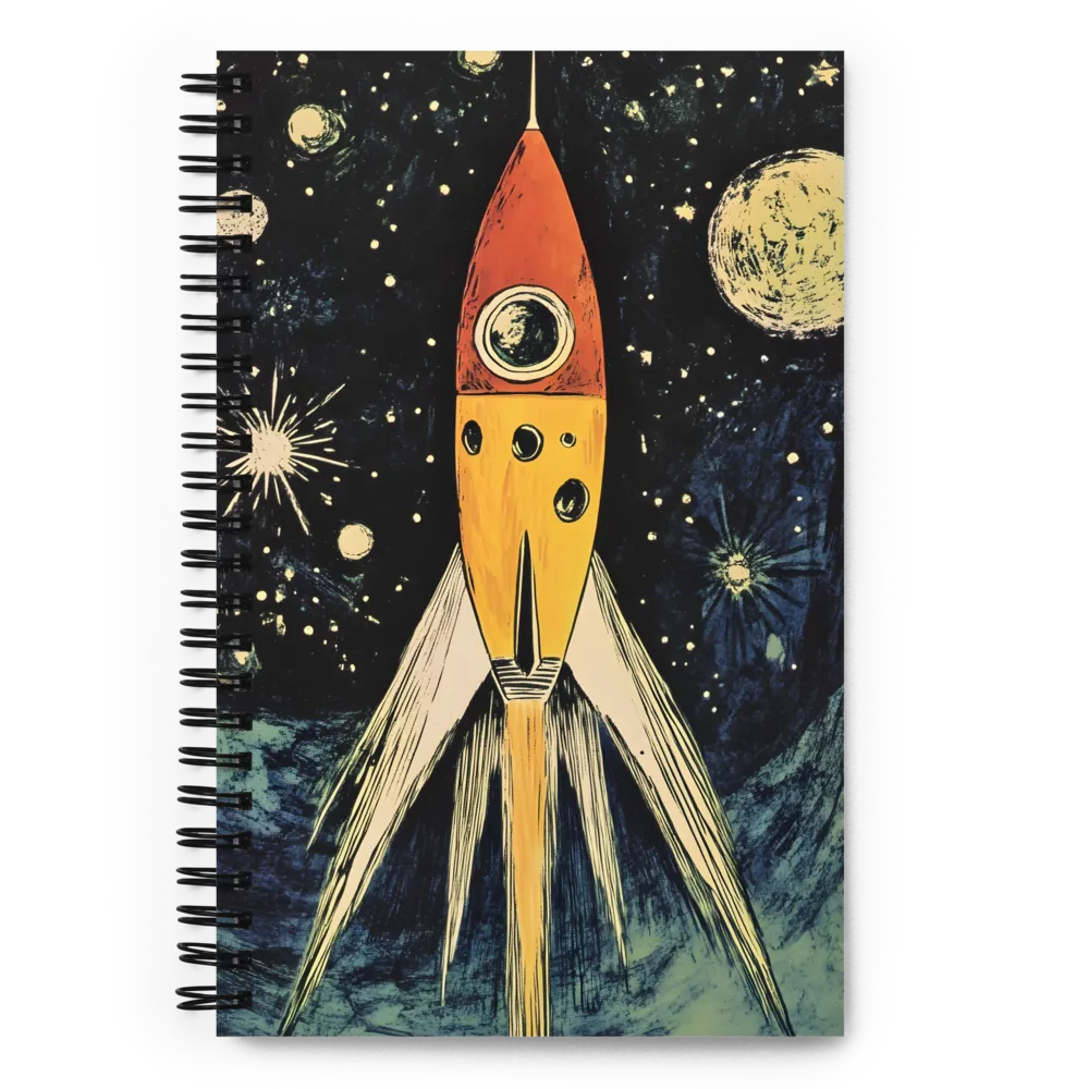 Cosmic Launch 
 Spiral Notebook | 140 pages