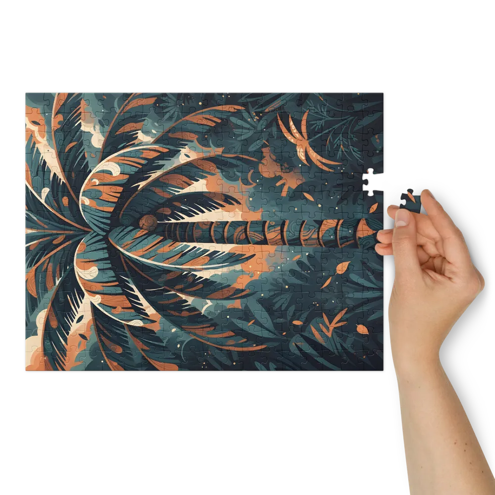 Palm at Dusk | Jigsaw Puzzles