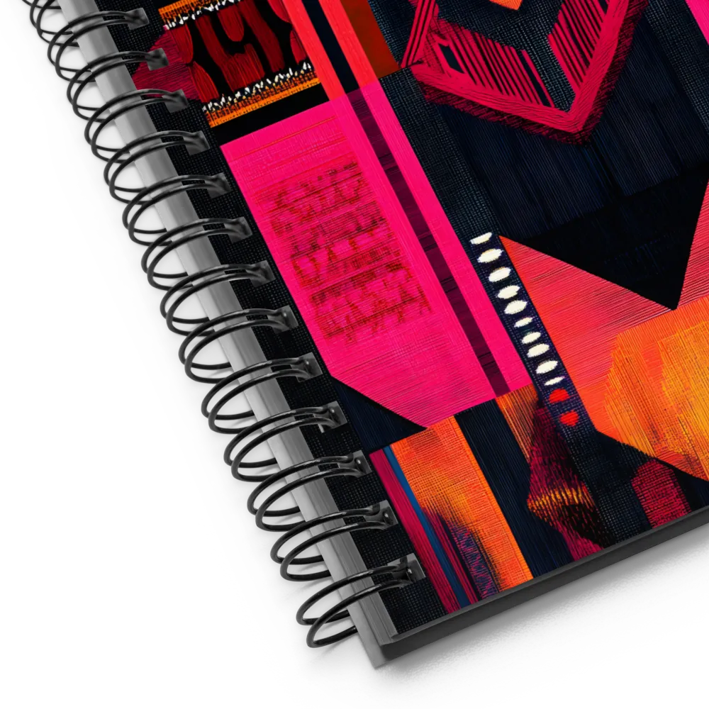 Vibrant Tribal Geometry 
 Spiral Notebook | 140 pages