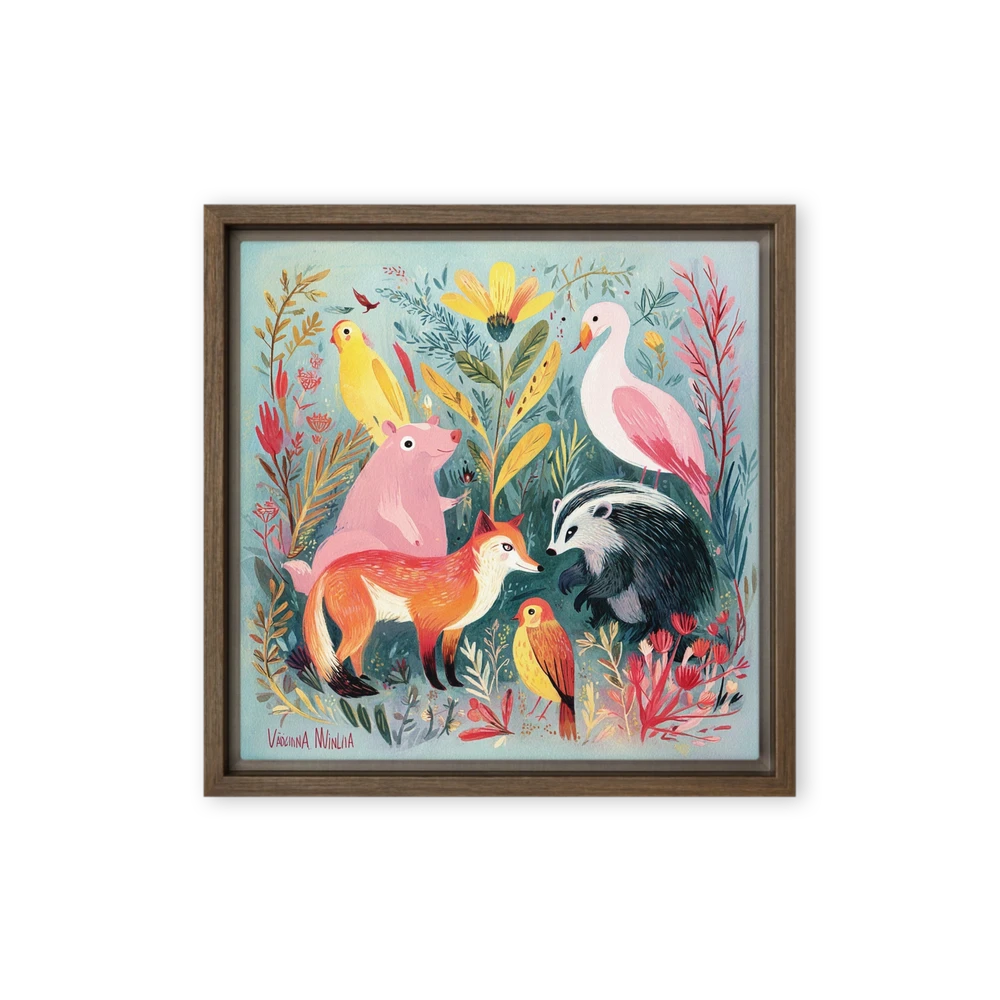 Enchanted Woodland Friends | Art Print