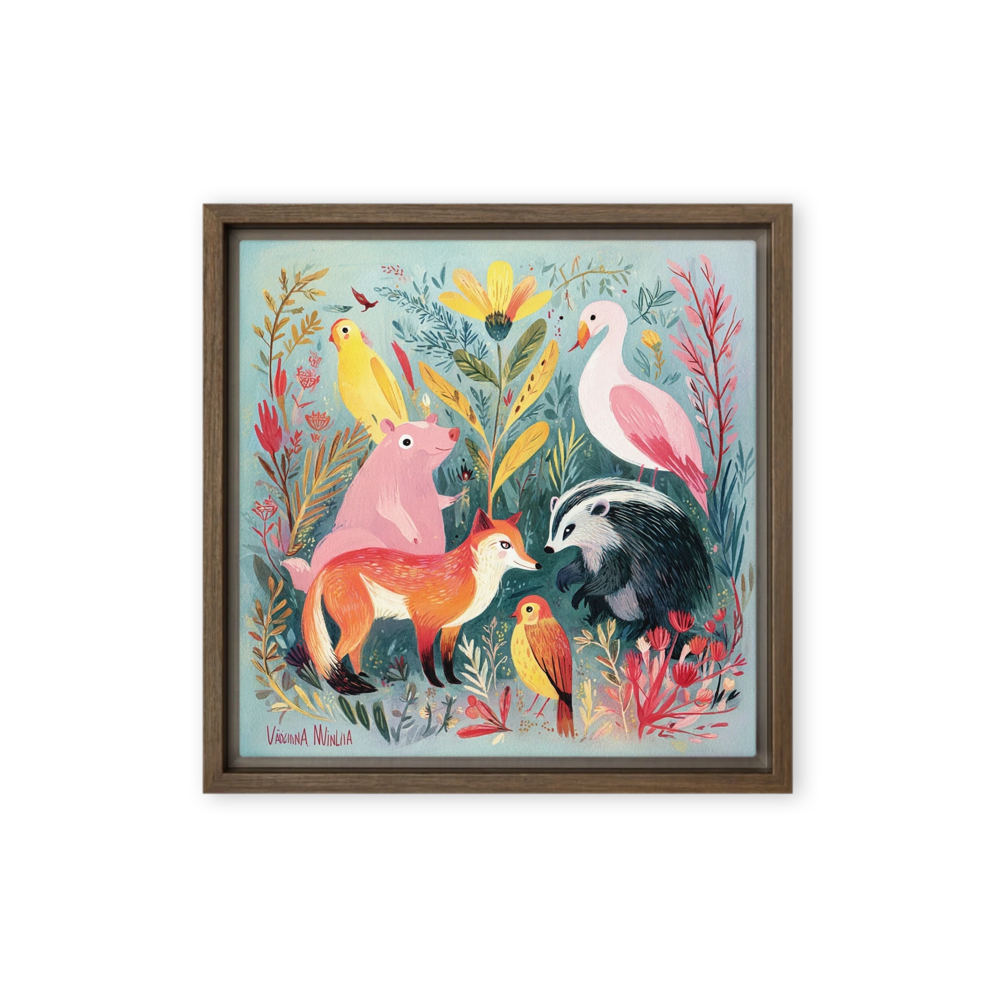 Enchanted Woodland Friends | Art Print
