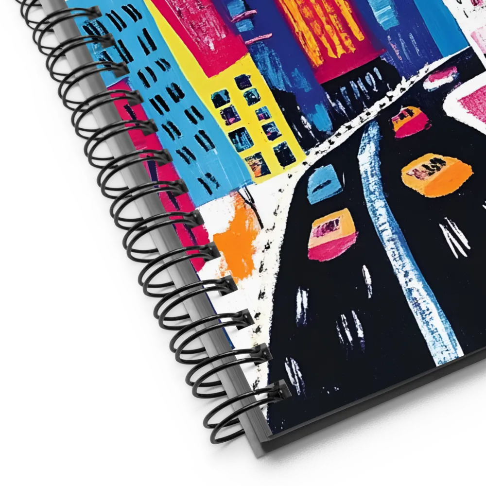Urban Dreamscape Painting 
 Spiral Notebook | 140 pages