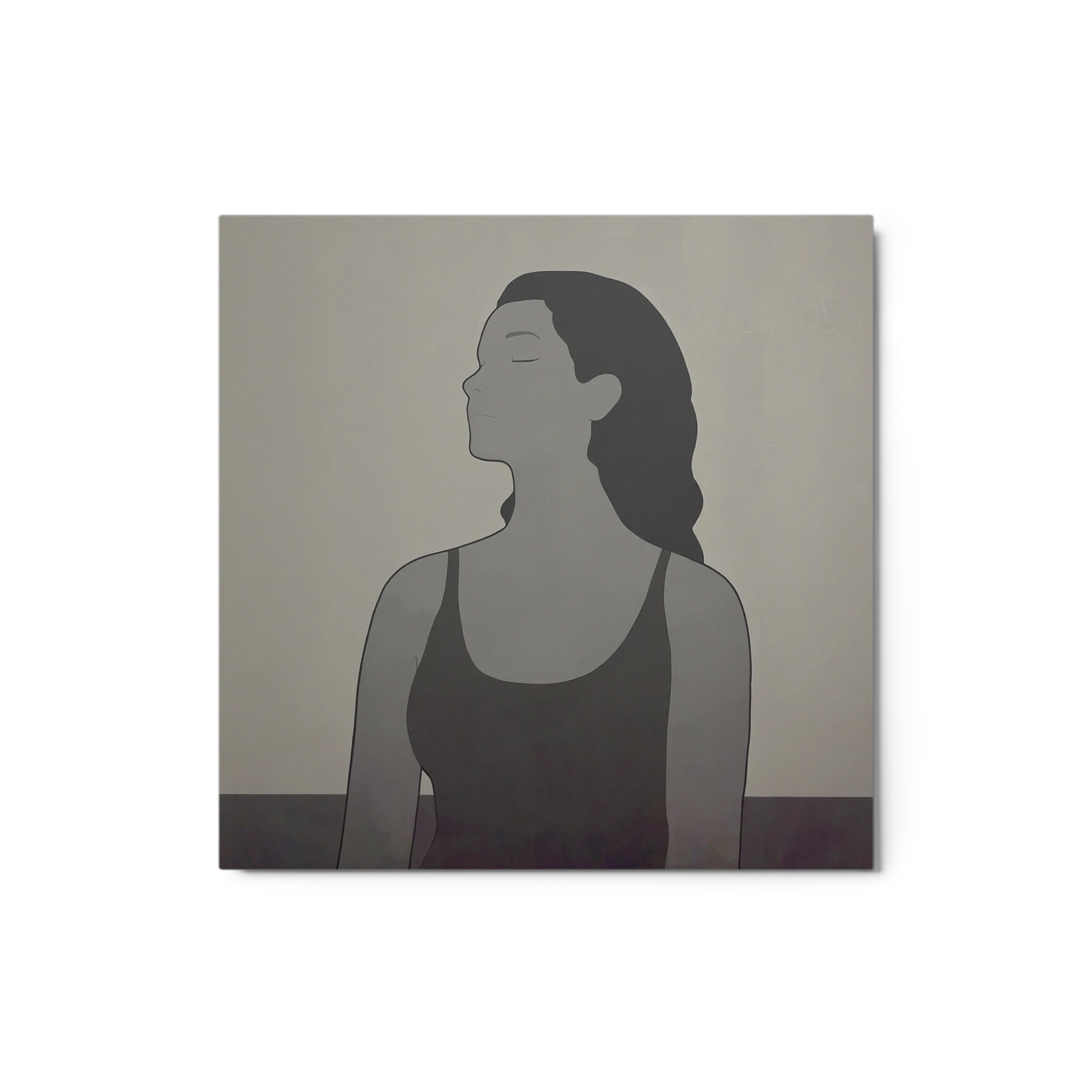 Minimalist Woman Portrait