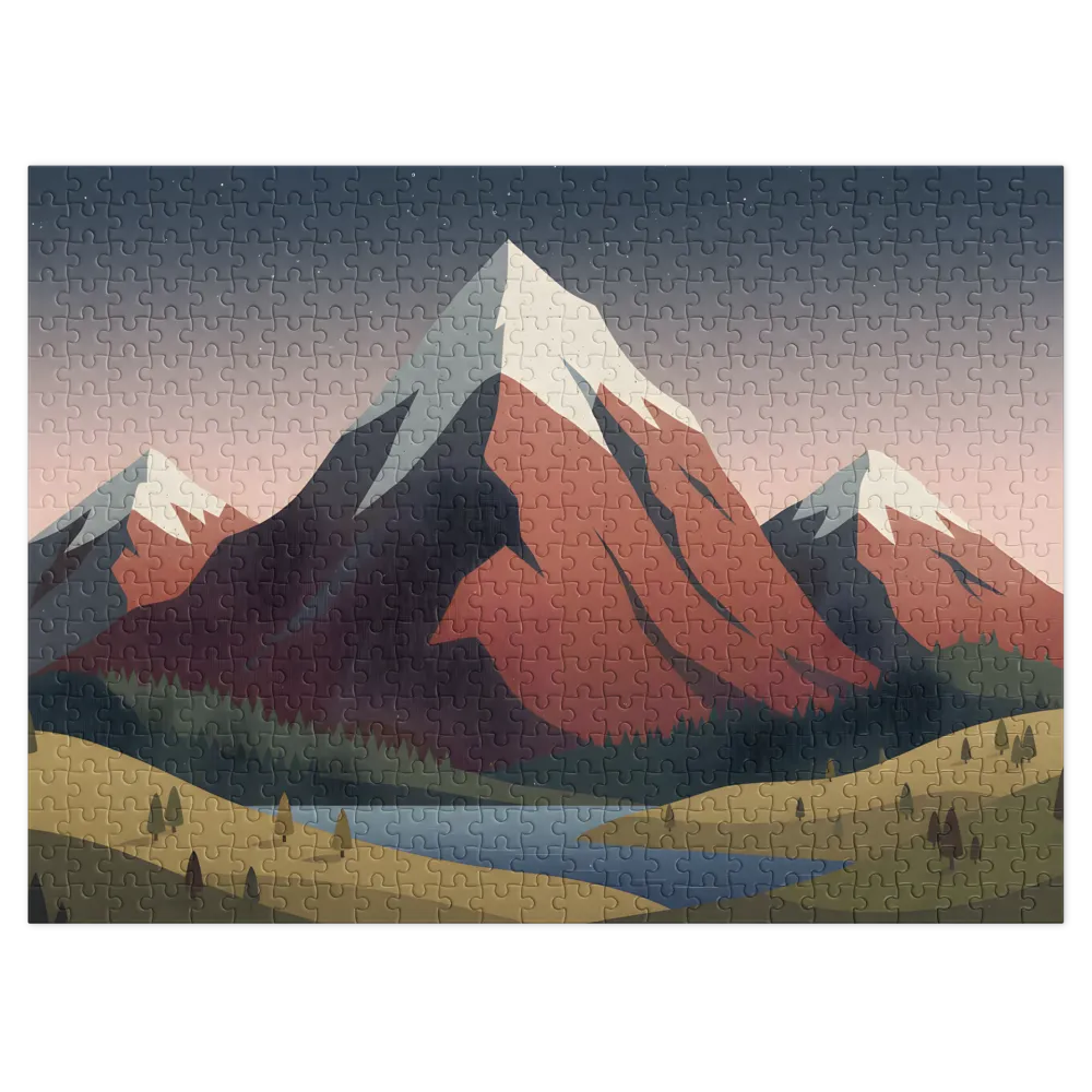 Starry Mountain Lake | Jigsaw Puzzles