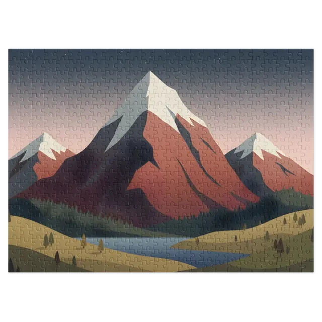 Starry Mountain Lake | Jigsaw Puzzles