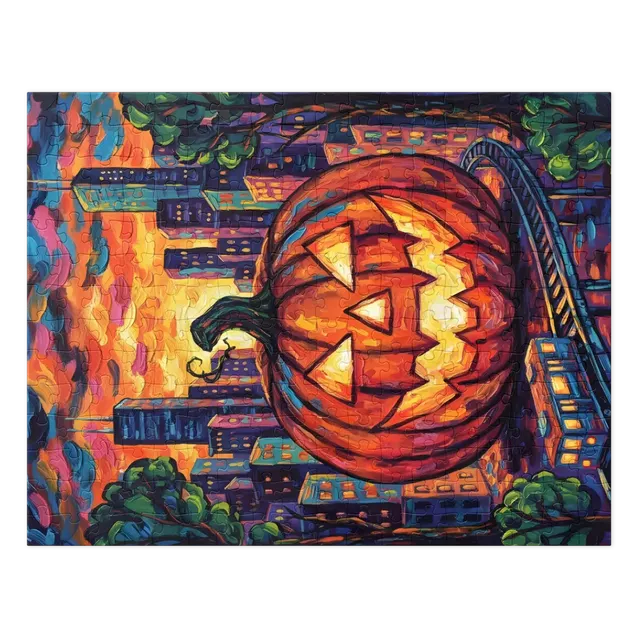 Jack-o'-Lantern Skyline | Jigsaw Puzzles
