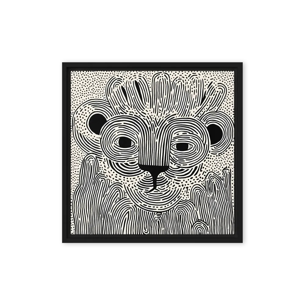 Dense parallel lines and celestial eyes — Hand-carved linocut prints
