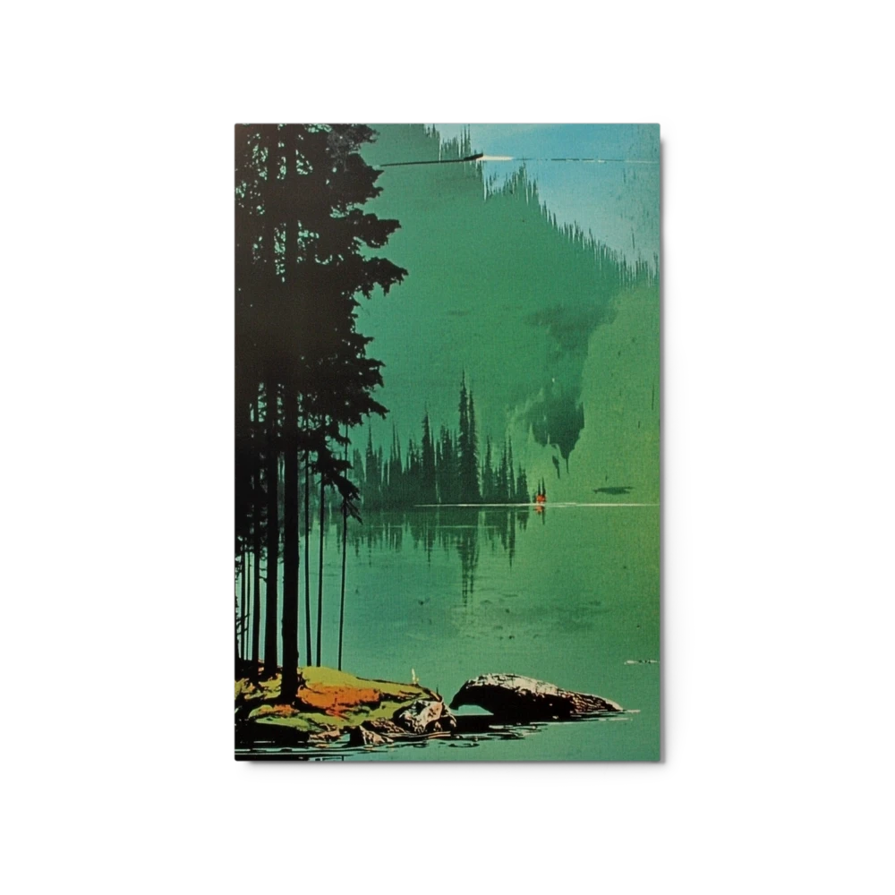 Emerald Forest Lake | Art Print