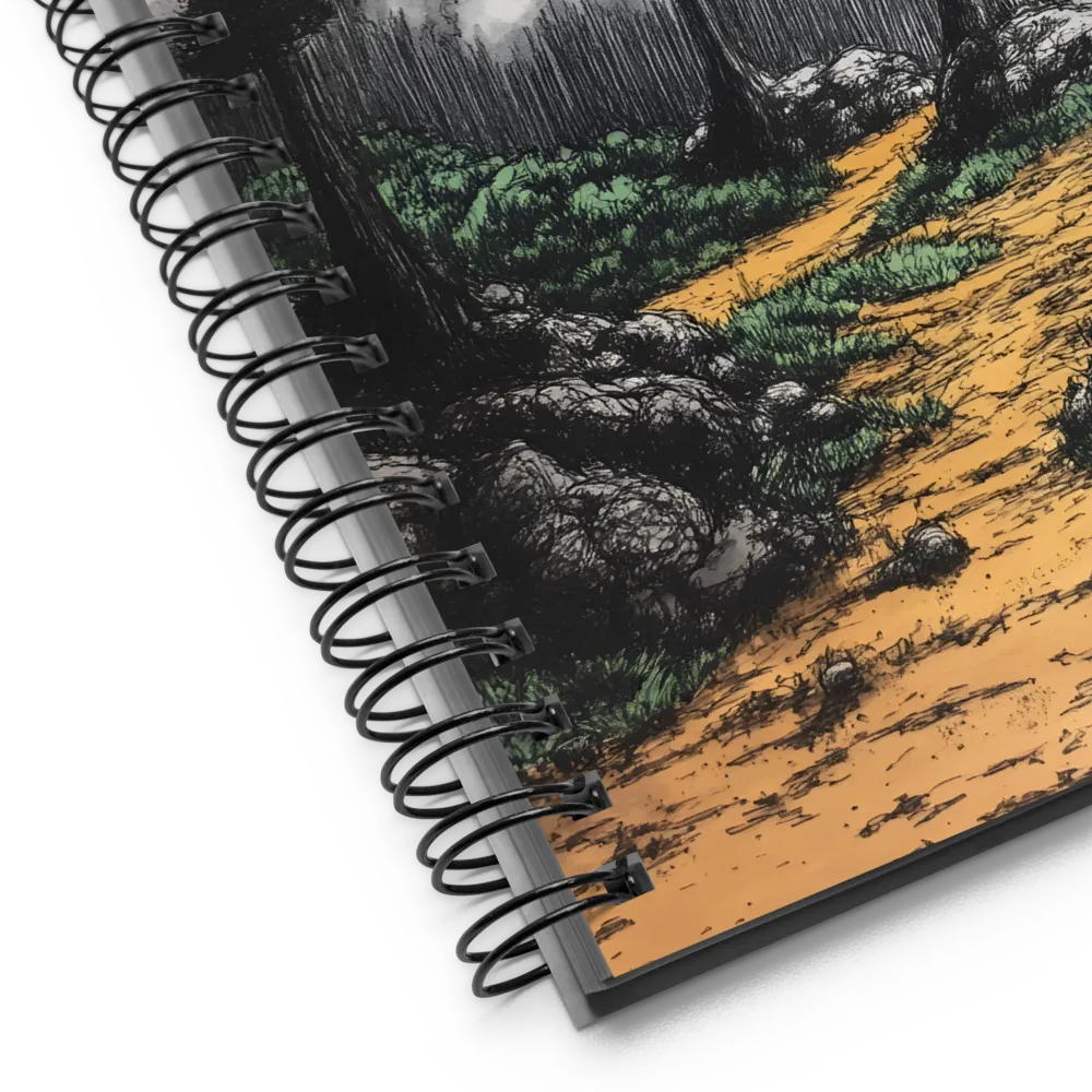 Whispers of the Forest Path 
 Spiral Notebook | 140 pages