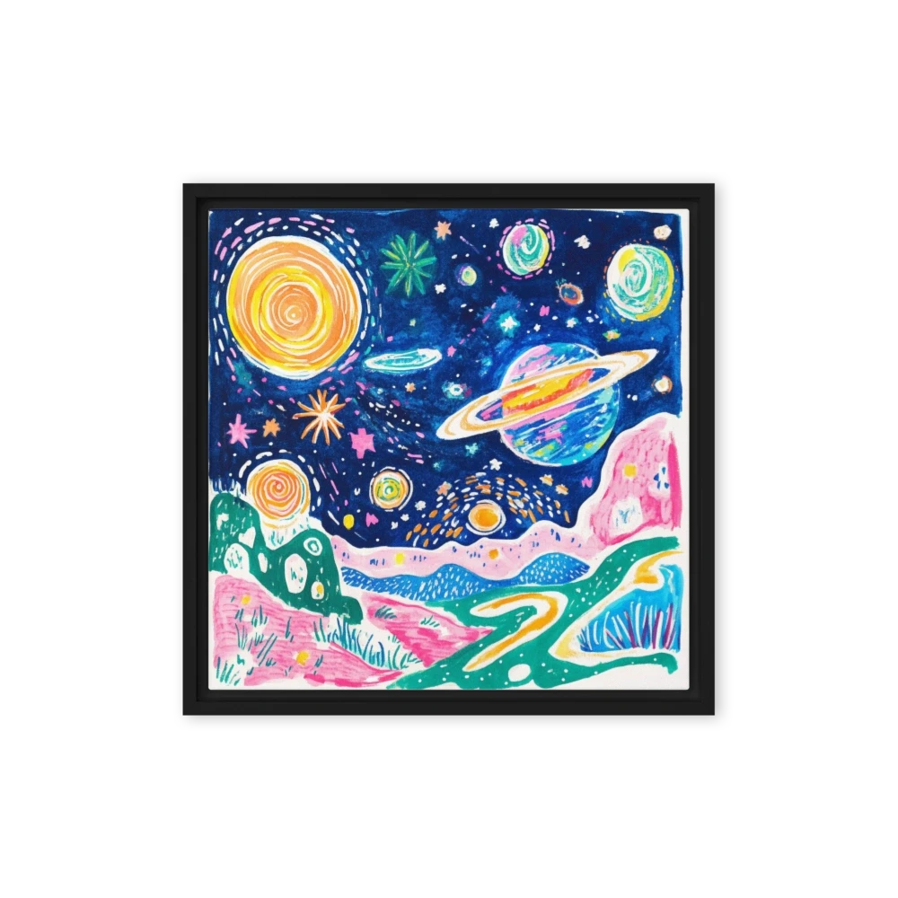 Whimsical Space Landscape