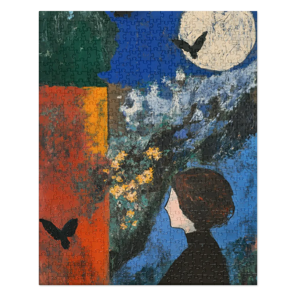 Moonlit Contemplation 
 Jigsaw Puzzle