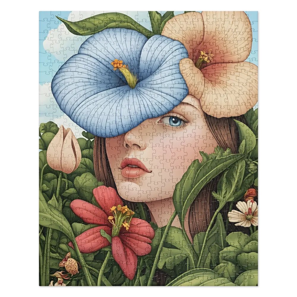 Whispers of Flora 
 Jigsaw Puzzle in Tin Box