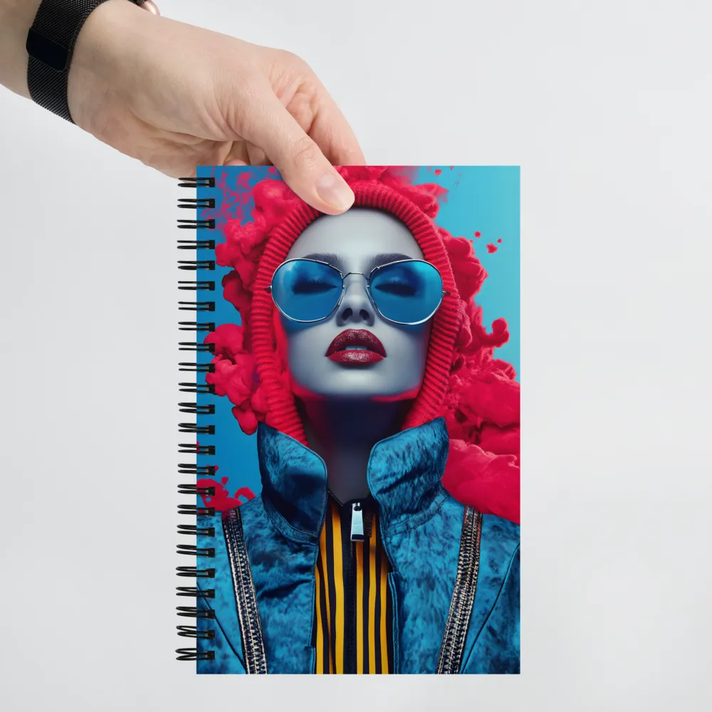 Crimson Aura 
 Spiral Notebook | 140 pages