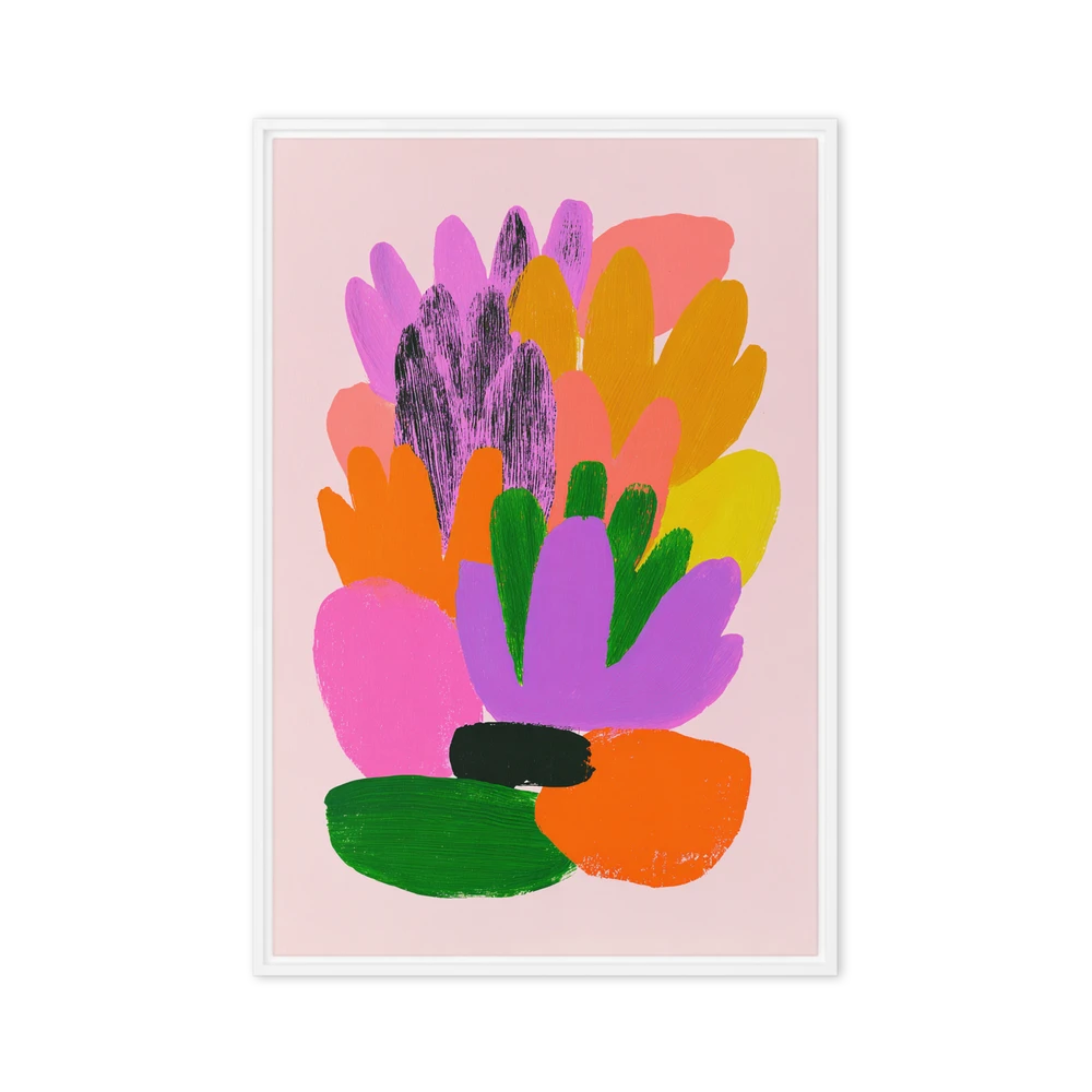 Abstract Petals in Bloom | Art Print