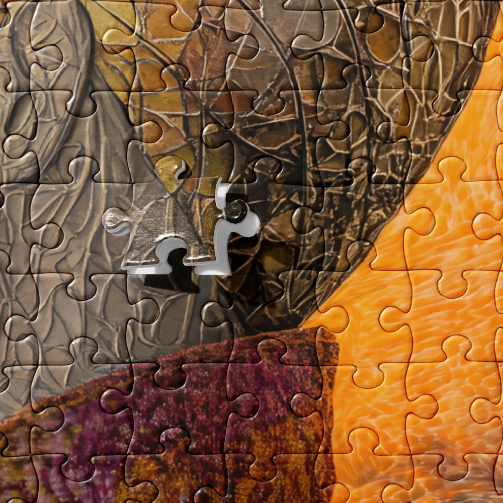 Golden Mosaic Profile 
 Jigsaw Puzzle
