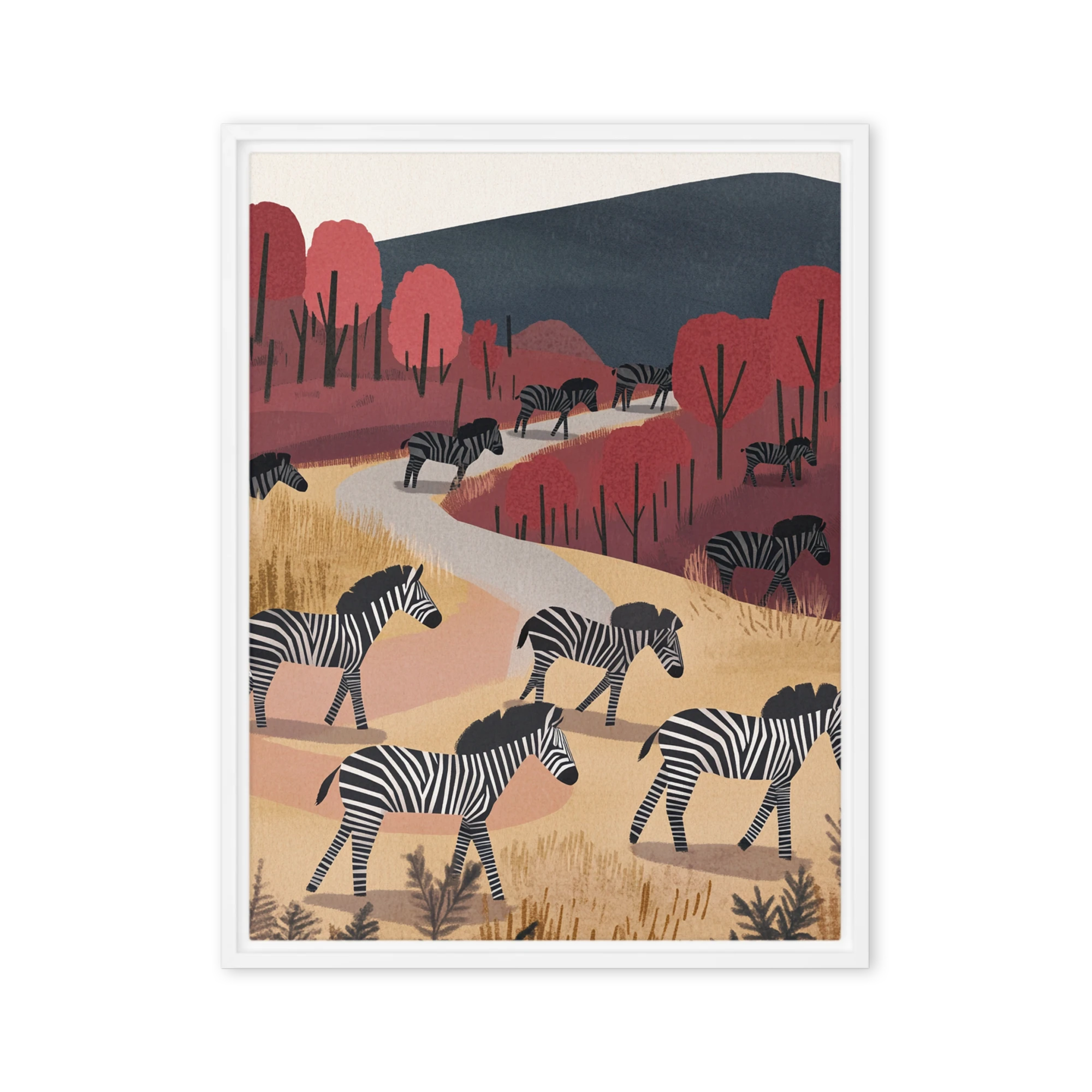 Zebras on the Winding Path