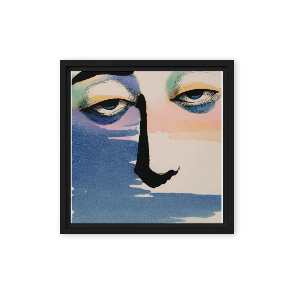 Blue Face Study | Art Print