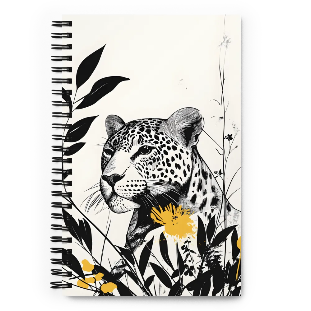 Majestic Leopard Amongst Flora