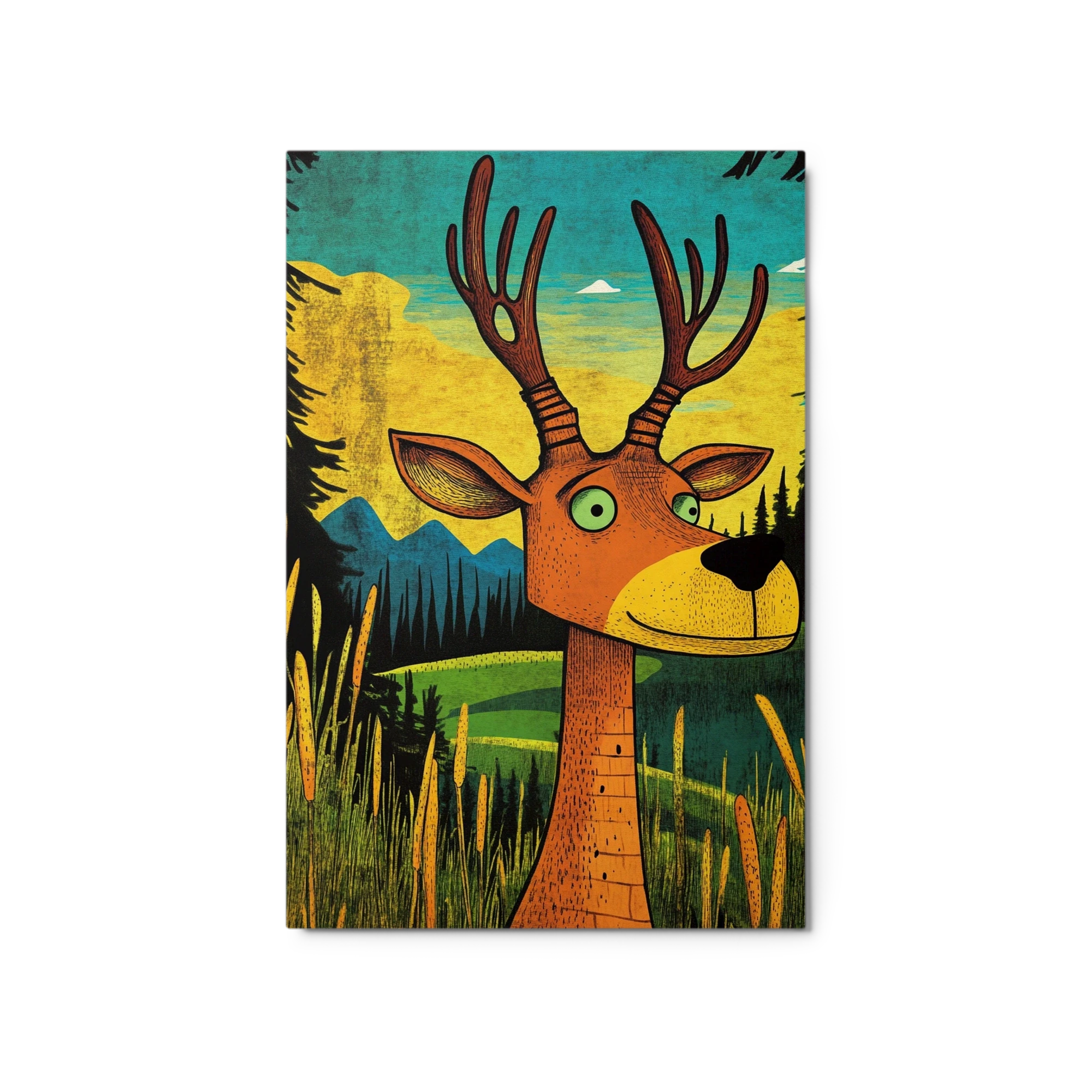 Whimsical Forest Stag