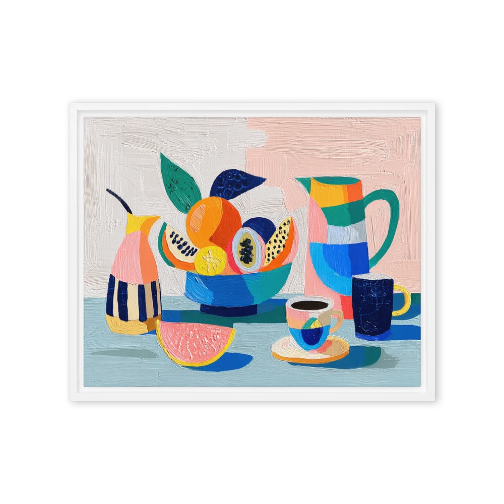 Citrus and Coffee Still Life | Art Print