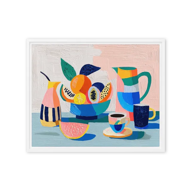 Citrus and Coffee Still Life | Art Print