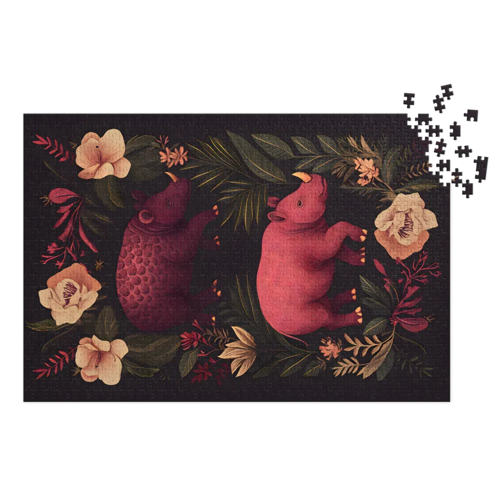 Guardians of the Night Garden 
 Jigsaw Puzzle in Tin Box