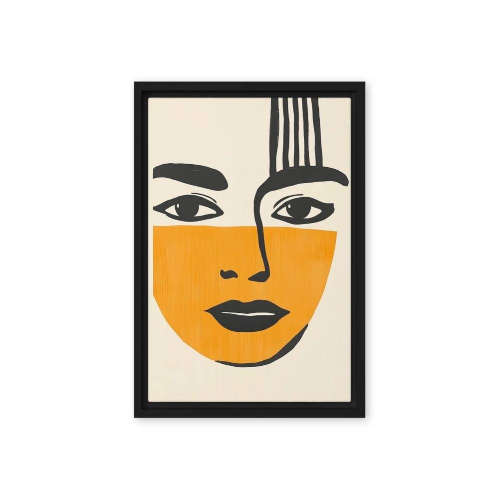 Color Block Portrait | Art Print