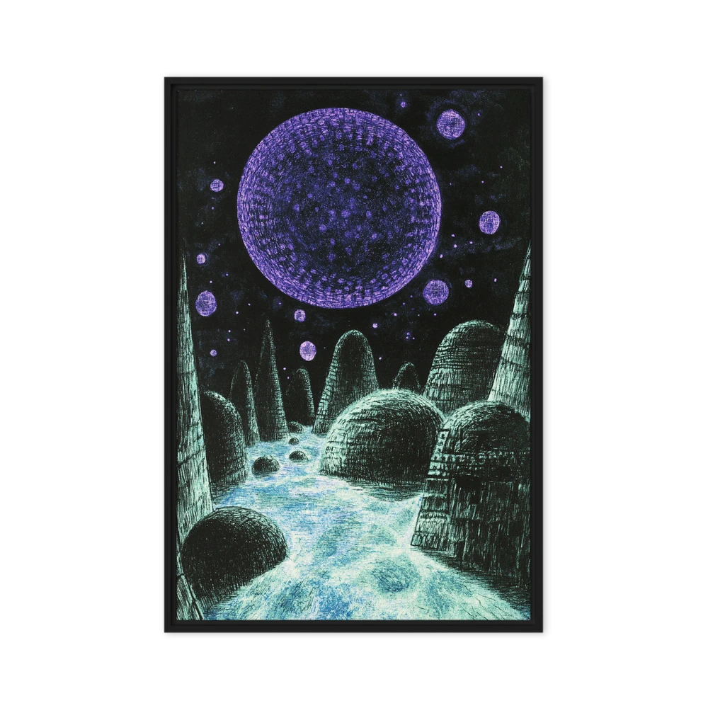 Cosmic River Journey | Art Print