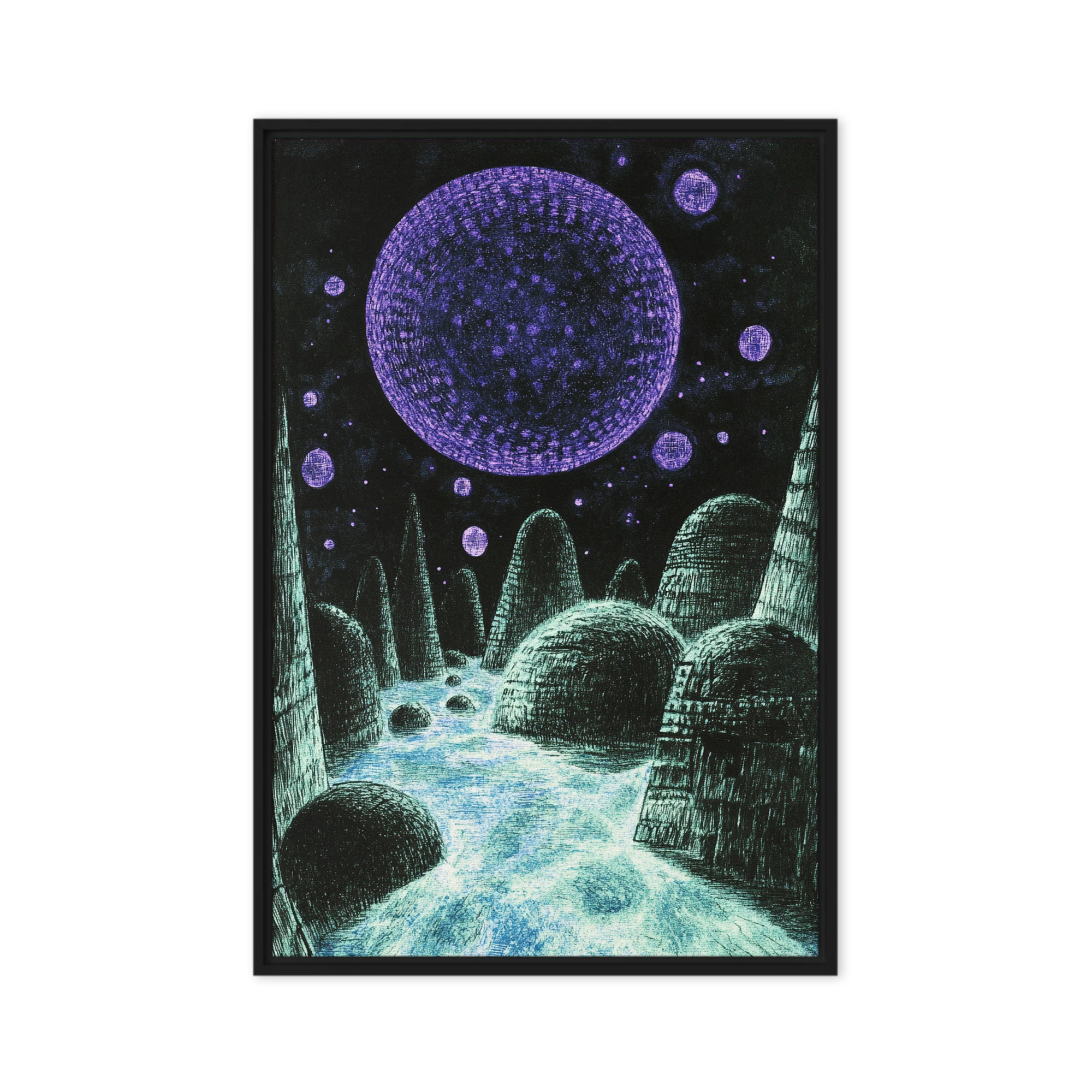 Cosmic River Journey | Art Print