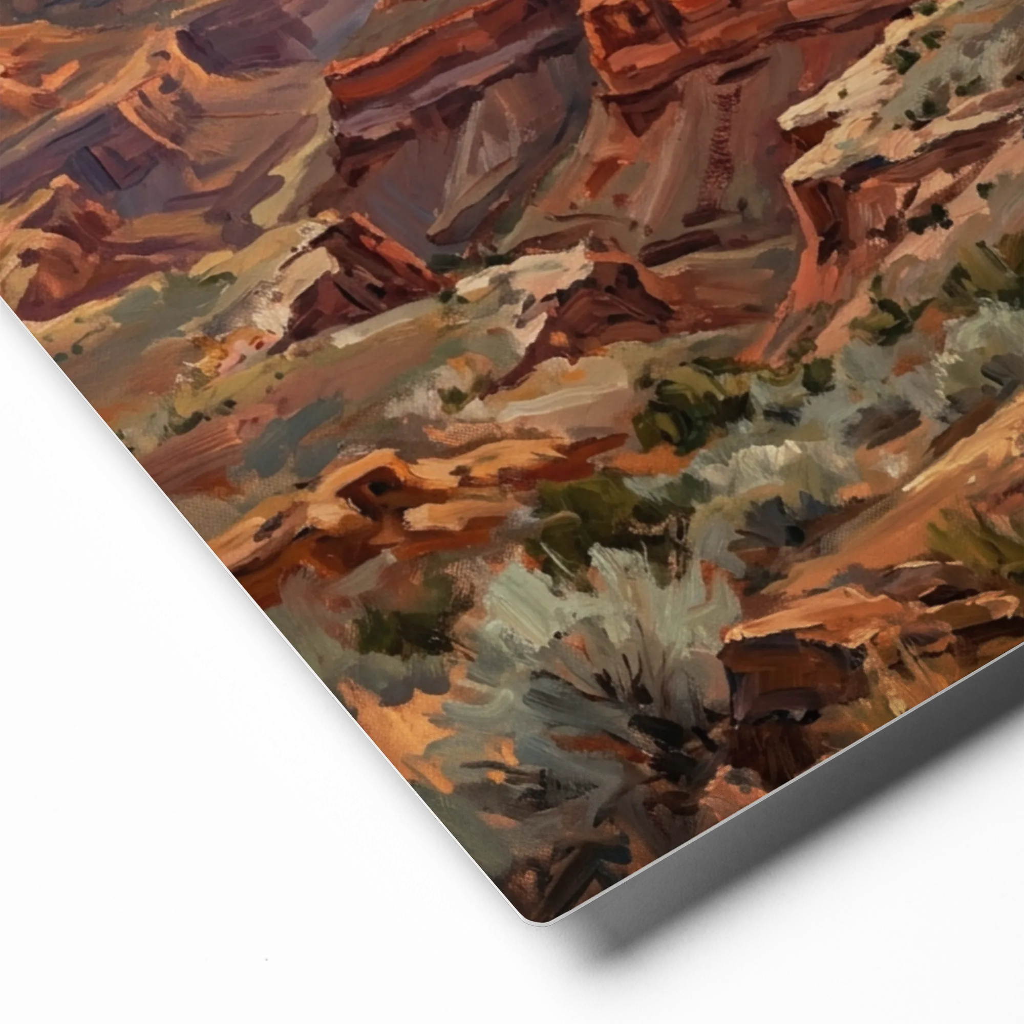 Canyon Depth 
 Poster with Red oak Frame | 20″x 30″