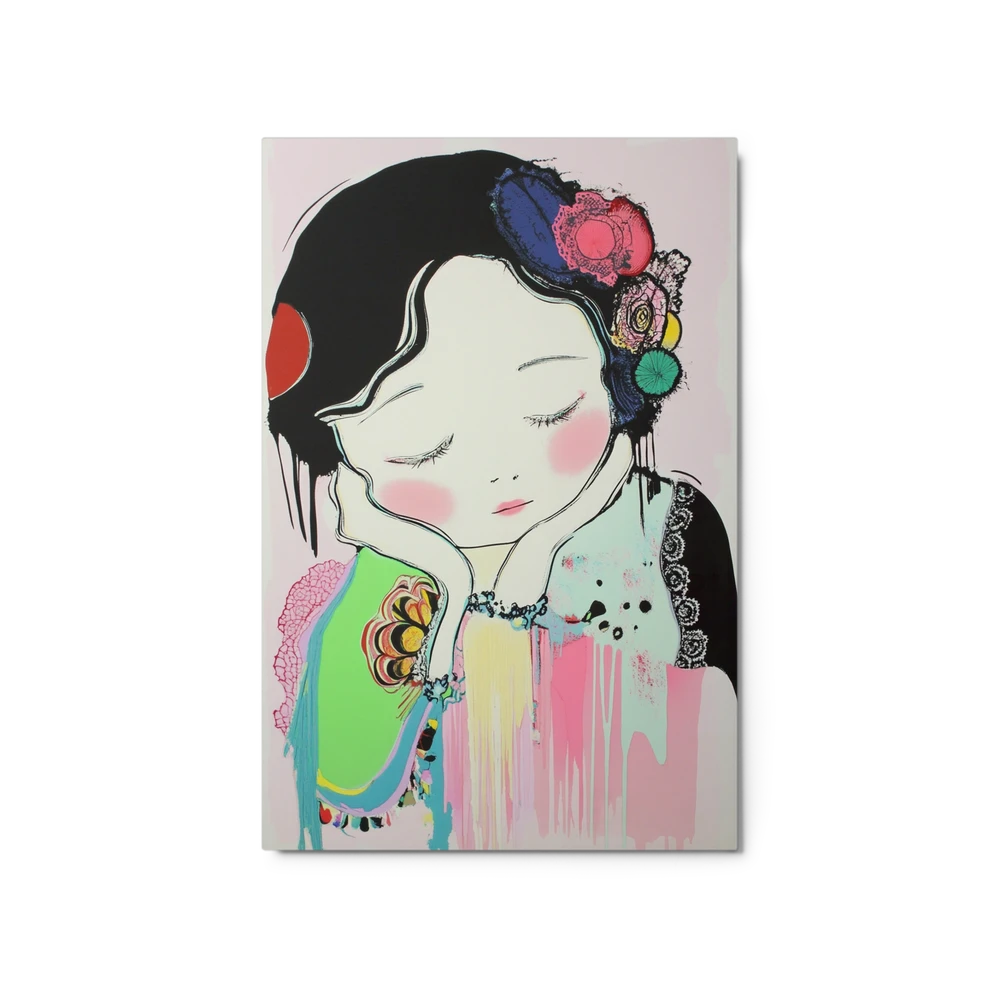 Neo-Ukiyo-e Dripping Dream | Art Print