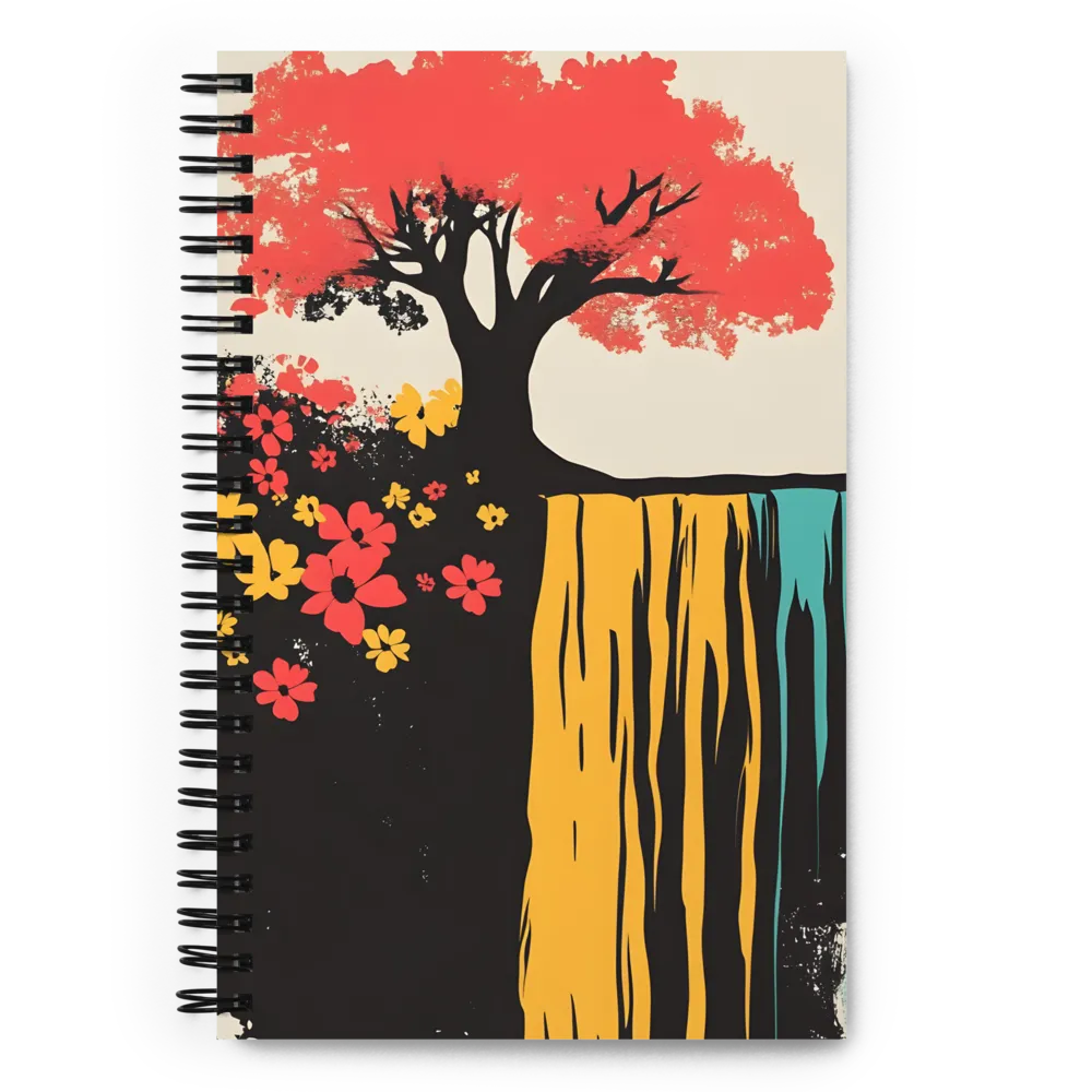 Serene Cascade of Colors