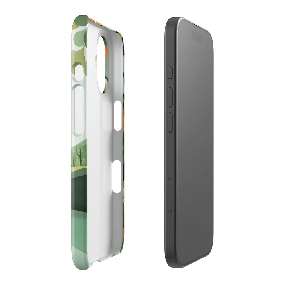 Layered Autumn Landscape 
 iPhone 12 | Snap Case