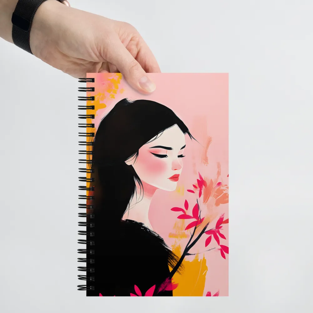 Serene Profile 
 Spiral Notebook | 140 pages