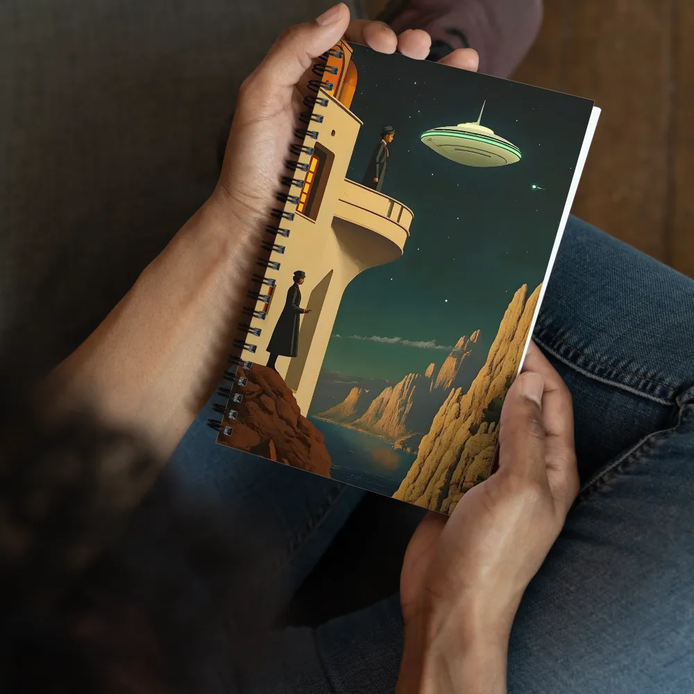 Nocturnal Encounter 
 Spiral Notebook | 140 pages