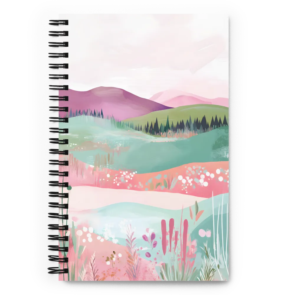 Dreamy Hillside Panorama 
 Spiral Notebook | 140 pages