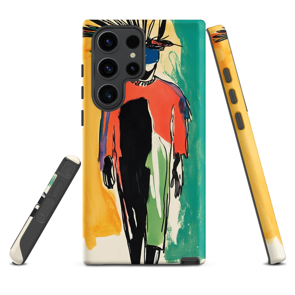 Abstract Fashion Figure with Headpiece | Phone Case