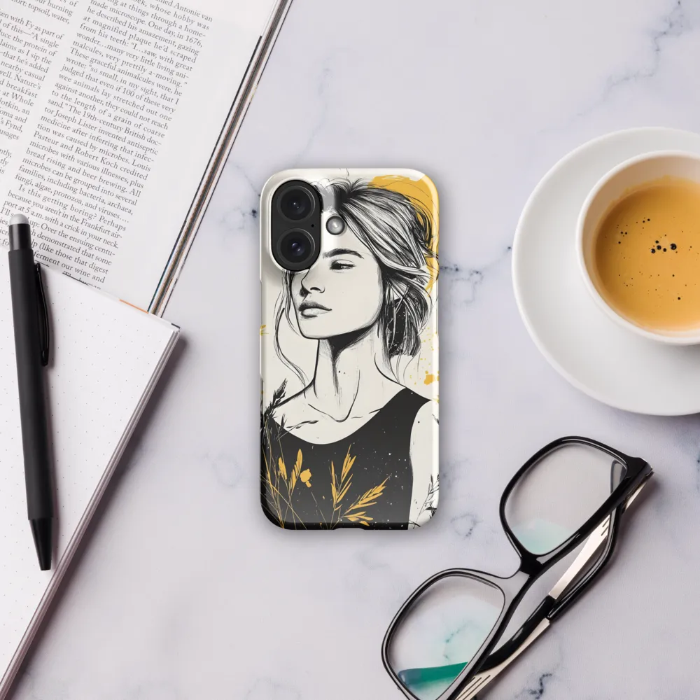 Serene Bloom Portrait 
 iPhone 15 Pro Max | Snap Case