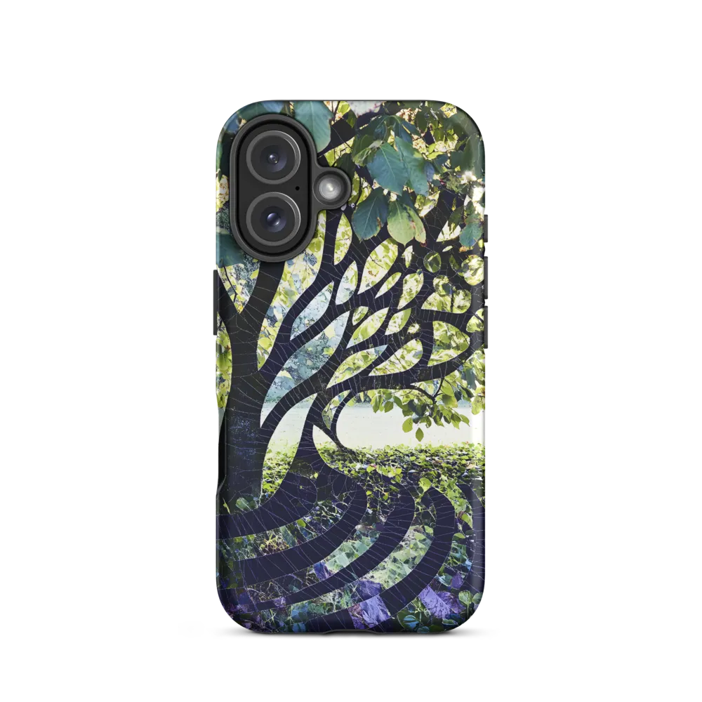 Surreal Tree and Leaves Design | Phone Case