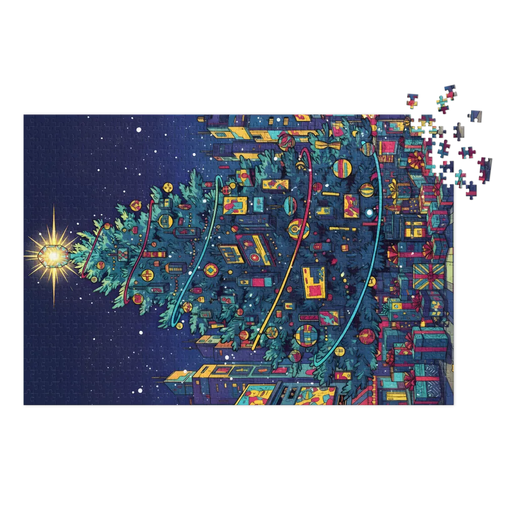 Midnight City Christmas Tree