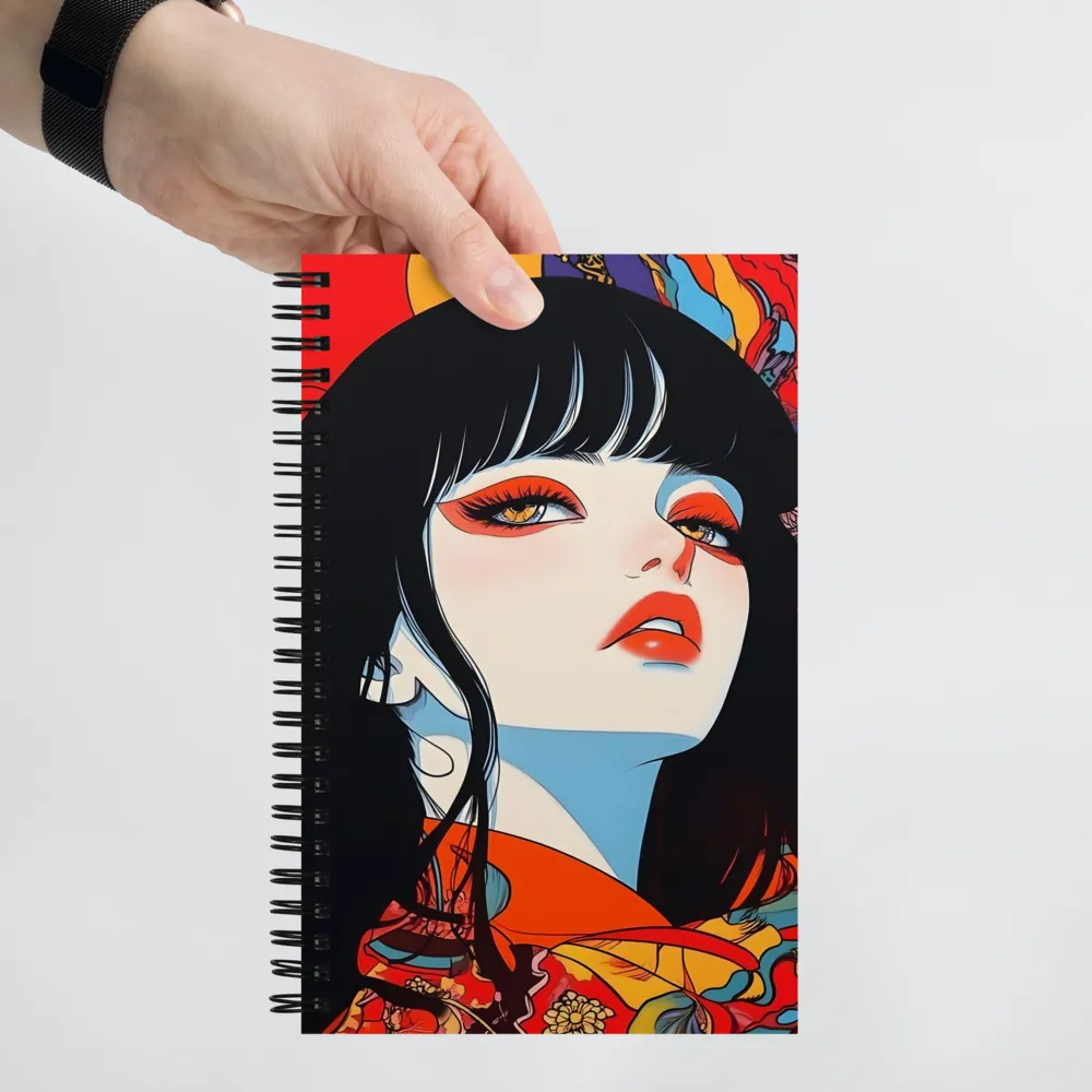 Crimson Gaze 
 Spiral Notebook | 140 pages