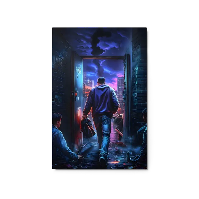 Gateway to the Neon City | Art Print
