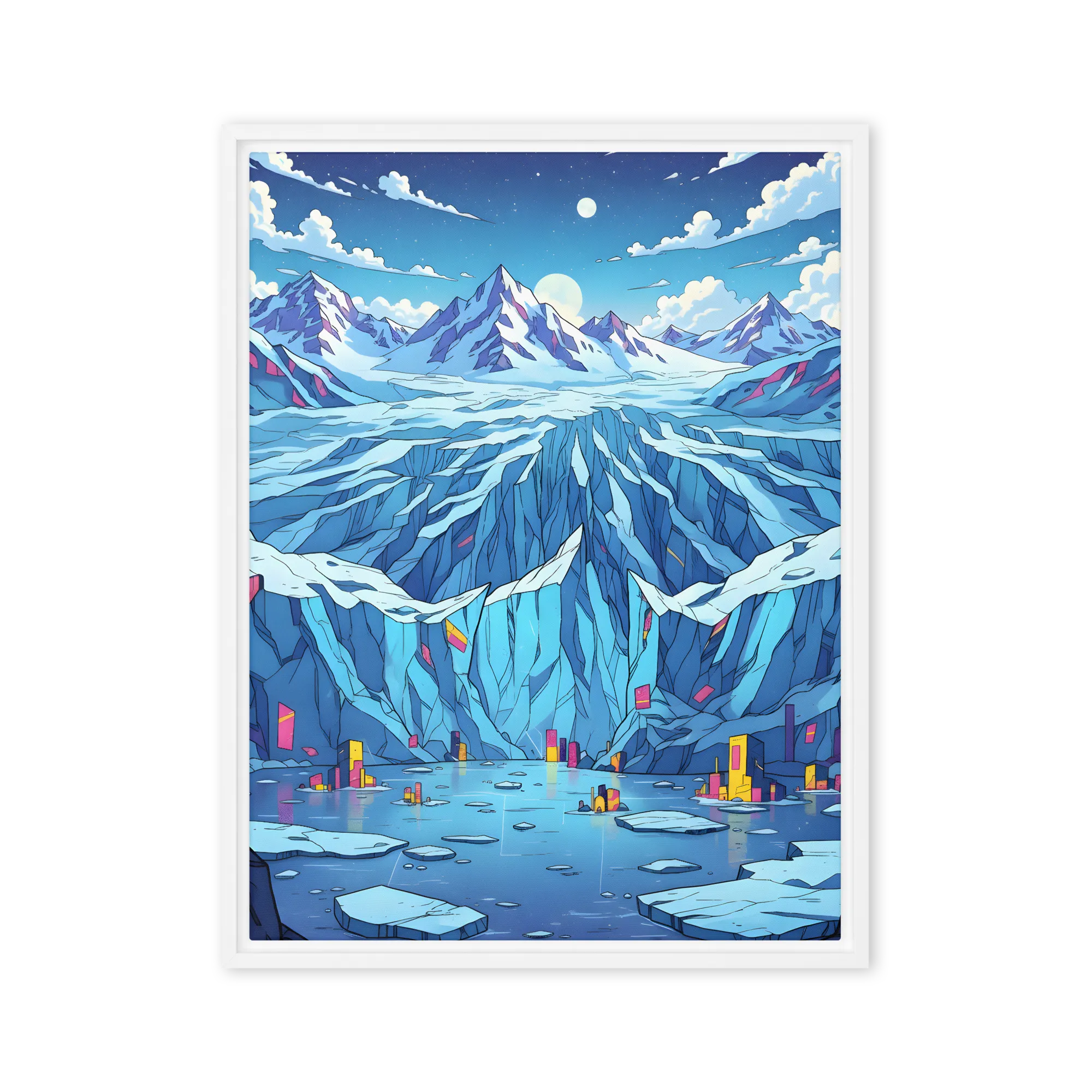 Futuristic Glacier City